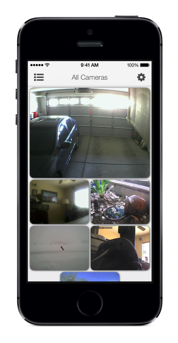 MobiLinc IP Cameras on iPhone